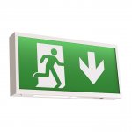 Ansell Lighting AWLED/LI/3M/ST Watchman LED Lithium Exit Sign 3.5W Maintained / Non-Maintained