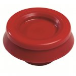 WISKA 10101931 CLIXX 16 CLIXX M16 Polypropylene Membrane Entry Grommet with Strain Relief Red