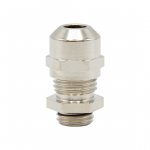 WISKA 10065016 EMSKV 12 EMV-Z SPRINT M12 Brass Nickel Plated Cable Gland Complete With Earthing Cone Suitable for SY Cable