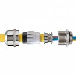 WISKA 10100699 PMSKV 16-20 EMV-Z EMC-cable gland, brass PG16