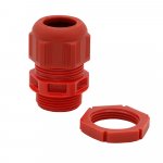 WISKA 99707 GLP25 red SPRINT M25 Polyamide Cable Gland and Locknut Pack Red (Pack of 10)