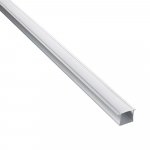 Saxby 97739 Rigel Recessed wide 2m aluminium profile/extrusion silver