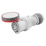Gewiss GW63052H 63A 3P+E 380-415V 50/60Hz Red IP66/IP67/IP68/IP69, mantle terminal straight connector