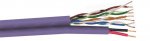 Securi-flex SFX/C5-UTP-2C-0.5-LSZH-PUR-100 Cable 100m Category 5e Data Cable, 4pair UTP + 2x0.5mm power cores Purple LSZH