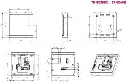 FuseBox TPN03FBX TPN04FB dimensions