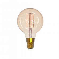  Link2Home L2HFE27L6W Smart colour-change balloon filament lamp bulb, E27 base