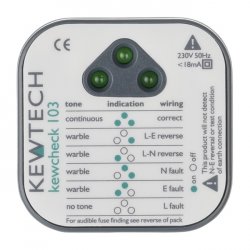 Kewtech KEWCHECK 103 Reliable socket tester