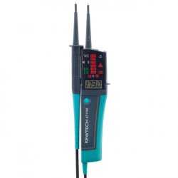 Kewtech KT1790 - Two pole voltage and continuity tester with bright LED indication and LCD readout.