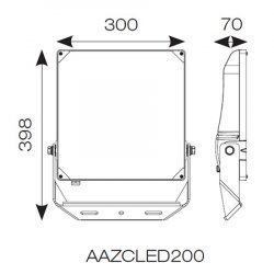 Ansell Lighting AAZCLED200/PC