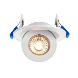 Saxby 103029 Shield360 Tri Wattage 4CCT 8W Downlight, fire rated