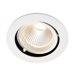 Saxby 99554 Axial round 30W warm white downlight, 140mm