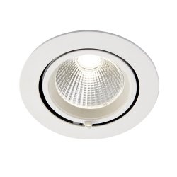 Saxby 78540 Axial round 30W cool white downlight, 140mm