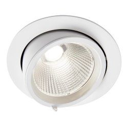 Saxby 99556 Axial round 36W cool white downlight, 159mm