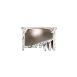 Saxby 102666 Rigel Recessed Wall Washer 2m aluminium profile/extrusion white