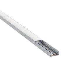 Saxby 97735 RigelSLIM Surface Wide 2m aluminium profile/extrusion silver
