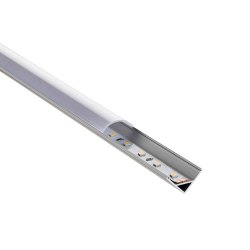 Saxby 80501 Rigel Corner 2m aluminium profile/extrusion silver