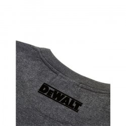 DeWALT TYPHOON charcoal grey T- Shirt detail