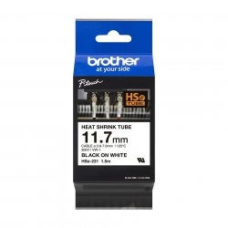 Brother Pro Tape HSe-231 Heat shrink tube - Black on White packaging