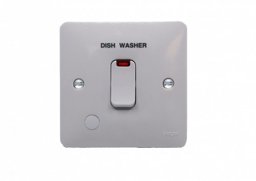 Hager WMDP84FON/TD (Dish washer type shown)