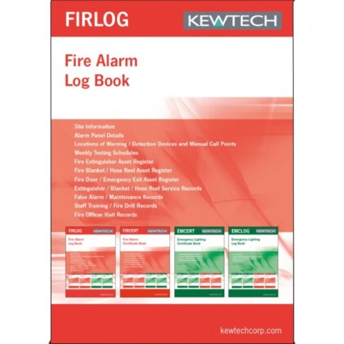 Kewtech FIRLOG Fire alarm log book