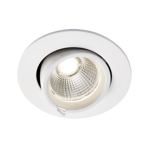 Saxby 78538 Axial round 15W cool white downlight, 102mm