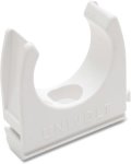 Univolt CL 20 WH (082180) PVC Clip, Ø 20 mm, interlinkable, white