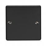 Eurolite EN1BMBB Enhance Decorative single blank plate, Matt Black