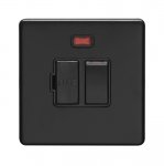 Eurolite ECMBSWFNB Concealed 3mm switched fuse spur, Matt Black