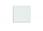 Eurolite ECW1B Concealed 3mm single blank plate, Matt White