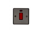 Eurolite EN45ASWNSBNB Enhance Decorative 45A switch with neon indicator, Black Nickel