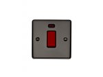 Eurolite EN45ASWNSBNB Enhance Decorative 45A switch with neon indicator, Black Nickel