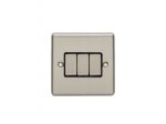 Eurolite EN3SWSSB Enhance Decorative 3 gang switch, Satin Stainless