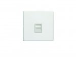 Eurolite ECW1MW Concealed 3mm telephone master, Matt White