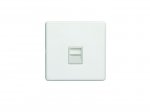 Eurolite ECW1MW Concealed 3mm telephone master, Matt White