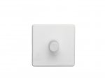 Eurolite ECW1D400 Concealed 3mm 1 gang dimmer, Matt White