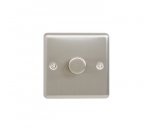 Eurolite EN1DLEDSS Enhance Decorative 1 gang dimmer, Satin Stainless