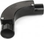 Univolt IB 20 BK (009095) Inspection bend, Ø 20 mm, black