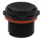 WISKA 10106620 M20 Polyamide VentPLUG High Air Flow Long Thread Black