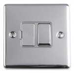 Eurolite ENSWFPCG Enhance Decorative switched fuse spur, Polished Chrome