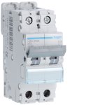 Hager NBN210A 10A 10kA/15kA 2 Pole B Curve MCB