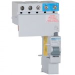 Hager BD163T 63A 30mA 3 Pole 1 Module Electronic Earth Leakage Add-On Block Type A