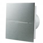 Blauberg CALM DESIGN HI-TECH CHROME 100 extractor fan 100mm chrome- standard, low noise, Zone 1