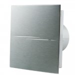 Blauberg CALM DESIGN HI-TECH CHROME 100 T extractor fan 100mm chrome- timer, low noise, Zone 1