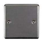 Eurolite EN1BBN Enhance Decorative single blank plate, Black Nickel