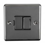 Eurolite ENSWFBNB Enhance Decorative switched fuse spur, Black Nickel