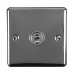 Eurolite ENT1SWBN Enhance Decorative 1 gang toggle switch, Black Nickel