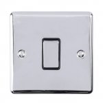 Eurolite EN1SWPCB Enhance Decorative 1 gang switch, Polished Chrome