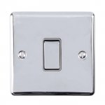 Eurolite EN1SWPCG Enhance Decorative 1 gang switch, Polished Chrome