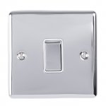 Eurolite EN1SWPCW Enhance Decorative 1 gang switch, Polished Chrome