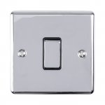 Eurolite ENINTPCB Enhance Decorative intermediate switch, Polished Chrome